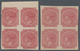 Indien: 1866 McQuorquodale West India Essay 4a., Top Marginal Block Of Four In Deep Lake On Gummed P - 1852 Sind Province