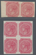 Indien: 1866 McQuorquodale West India Essay 4a., Block Of Four In Carmine-rose On White Ungummed Pap - 1852 Sind Province