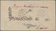 Indien: 1872 Cover From Bombay To Cairo, Egypt Via Suez, Franked On The Reverse By Eleven ½a. Pale B - 1852 Provincie Sind