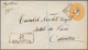 Indien: 1893, 2 Annas/six Pence Yellew Postal Stationery Registered Cover Cancelled "CALCUTTA" Used - 1852 Sind Province