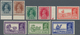 Delcampe - Indien: 1937-40 KGVI. Complete Set Of 18, Mint Never Hinged, The 6a. With A Little Piece Of White Pa - 1852 Sind Province