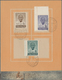 Indien: 1948, FDC, GANDHI Short Set Mounted On Leaves In A Special PRESENTATION FOLDER With First Da - 1852 Sind Province