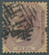 Indien - Used Abroad: ABYSSINIA 1868: India 1865 QV 8p. Purple Used And Cancelled By "F.F." In Diamo - Autres & Non Classés