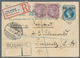 Indien - Used Abroad: PERSIA-BUSHIRE 1898: Indian Postal Stationery Card QV 1a On 1½a. Blue Used REG - Sonstige & Ohne Zuordnung