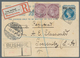 Indien - Used Abroad: PERSIA-BUSHIRE 1898: Indian Postal Stationery Card QV 1a On 1½a. Blue Used REG - Andere & Zonder Classificatie