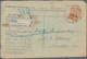 Indien - Feldpost: 1917 Registered Cover From Indian Base Office B In Dar-es-Salam, Tanganyika To Lo - Franquicia Militar