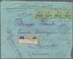 Indien - Feldpost: 1918 Registered And Censored Cover From Baghdad To Zurich, Switzerland Via Milan, - Militaire Vrijstelling Van Portkosten