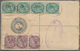 Indien - Ganzsachen: 1898 Destination GUATEMALA: Postal Stationery Registered Envelope 2a., Uprated - Zonder Classificatie