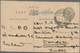 Indien - Ganzsachen: 1918 Postal Stationery Card KGV. ¼a. Grey, The Scarce Issue With Less Curved "I - Unclassified