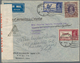 Indien - Ganzsachen: 1941 Two Censored Airmail Covers From Bombay To Montreal, Canada Via Hong Kong - Zonder Classificatie