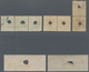 Indien - Besonderheiten: 1870-72 COURT FEE: Group Of Nine Court Fee Stamps, With Telegraph Stamps 4a - Other & Unclassified