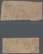 Indien - Feudalstaaten: CHARKHARI 1921: The Two Handstamped Stamps 1a. Violet, One Imperf On Wove Pa - Other & Unclassified