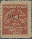 Indien - Feudalstaaten: CHARKHARI 1940: "1 As." On 1r. Chestnut, Variety "SURCHARGE INVERTED", Mint - Andere & Zonder Classificatie