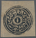 Indien - Feudalstaaten: JAMMU & KASHMIR 1874, 4a. Deep Black, Cut Square, Unused W/o Gum As Issued, - Other & Unclassified