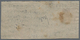 Indien - Feudalstaaten: JAMMU & KASHMIR 1867: Two Part Covers Franked By ½a. Ultramarine, One Tied B - Other & Unclassified