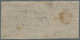 Indien - Feudalstaaten: JAMMU & KASHMIR 1867: Two Part Covers Franked By ½a. Ultramarine, One Tied B - Andere & Zonder Classificatie