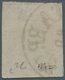 Iran: 1876, Lion Issue 4 Ch. Greyblue, Tied By "TABRIZ" Part Cds., Good Margins On All Sides, Thin O - Iran