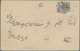 Iran: 1876, 10 Ch. Black Blue On Envelope Tied By "TEHERAN" Cds., Mix Perf 12 / 10 1/2, Fine And Sca - Iran