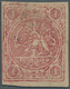 Iran: 1878, Re-engraved Lion Issue, 1ch. Carmine-rose, Fresh Colour, Close To Full Margins, Unused N - Iran