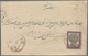 Iran: 1879, 10 Ch. Black Violet Single On Cover Tied By "KERMAN" Cds. Addressed To Yezd, Shortened A - Iran