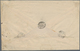 Iran: 1879, 10 Ch. Black Violet Single On Cover Tied By "KERMAN" Cds. Addressed To Yezd, Shortened A - Iran