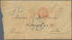 Iran: 1885-87, 18 Shahis Buff Orange And Black "OFFICIAL" Hs., Single On Cover Tied By "TEHERAN 30/7 - Iran