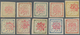 Iran: 1902, Handstamp Overprinted In Rose Complete Mint Set Of Ten Values, Mh/mnh, High Values Signe - Iran