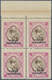 Iran: 1935, Shah Reza Pahlevi Three Overprinted Mint Never Hinged Blocks Of Four Up To 27 Ch. Greyol - Iran