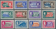 Iran: 1949/1950, Definitives Mohammad Reza Shah Pahlavi/Buildings, 5d.-50r., Fresh Colours And Well - Iran