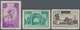 Iran: 1952, Semi-Postals Poet Saadi, Unissued Colors Set Of Three, Mint Never Hinged, Fine-v.f., Rar - Iran