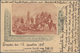 Iran - Besonderheiten: 1907, 3 Ch. On 5 Ch. Rose Postal Stationery Card With Backprint Kerman Tied B - Iran