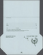 Israel: 1969 Unused And Unfolded Aerogram 19.00 Darkgreen On Bluish, Inverted Die Cut, A Normal Item - Lettres & Documents