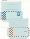Israel: 1974 AEROGRAMMES: Three Different Letter Sheets All With One COLOUR MISSING, With 1) £0.70 B - Covers & Documents