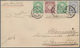 Japan: 1883/99, UPU Koban 1 S.(2), 5 S. With Kiku 3 S. Tied Native "Yokohama 32.10.13" Via, On Rever - Autres & Non Classés