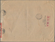 Japan: 1943. Registered Envelope To Switzerland Bearing Yvert 274, 30s Blue/green , Yvert 275, 50s B - Andere & Zonder Classificatie
