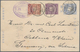 Japanische Post In China: 1912, Card 1 1/2 S. Light Blue W. Imprint "China" Uprated Offices In China - 1943-45 Shanghái & Nankín