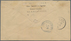 Japanische Post In Korea: 1888, New Koban 10 S. Horiz. Pair Tied Brown "NINSEN I.J.P.O. 8 SEP 98" To - Military Service Stamps