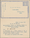 Japan - Ganzsachen: 1907, 1 1/2 Sen Double Stationery Card Unused With Invitation By A Representativ - Postcards