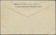 Lagerpost Tsingtau: Ninoshima, 1920, Preprinted Camp Envelope Type V With Boxed Red Ninoshima Camp S - China (offices)