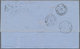 Japan - Besonderheiten: Foreign Offices, France, 1874, Ceres 25 C. (2), 80 C. Ea. Tied Lozange Chiff - Other & Unclassified