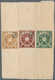 Japan - Besonderheiten: 1883, Medical Fiscals Bands All Ovpt. "keshi" (specimen), 5 R., 1 S., 2 S., - Other & Unclassified