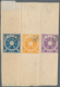 Japan - Besonderheiten: 1883, Medical Fiscals Bands All Ovpt. "keshi" (specimen), 5 R., 1 S., 2 S., - Other & Unclassified