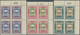 Delcampe - Jemen: 1940, Definitives "Ornaments", ½b. To 1i., Complete Set Of 13 Values As Plate Blocks From The - Yemen