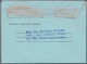 Delcampe - Jemen - Königreich: 1966/67, Three Airletters: Provisional 10 Bog (2) Handstamped With Two Different - Yemen
