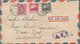 Delcampe - Jordanische Besetzung Palästina: 1950, Correspondence Of Covers (10, 9 By Airmail) From "BETHLEHEM" - Jordanie