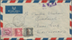 Delcampe - Jordanische Besetzung Palästina: 1950, Correspondence Of Covers (10, 9 By Airmail) From "BETHLEHEM" - Jordania