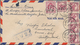 Delcampe - Jordanische Besetzung Palästina: 1950, Correspondence Of Covers (10, 9 By Airmail) From "BETHLEHEM" - Jordania