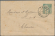 Kambodscha: 1892, Small Size Envelope Type Sage 5 C. Canc. "TAKEO 6 JANV 92" To Chaudoc, Stains. - Cambodia