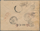 Korea: 1896, Tae Geuk 50 P. 2nd Printing (2) Tied Indistinct Native To Small Envelope From Catholic - Korea (...-1945)