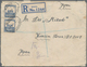 Korea: Incoming Mails, 1926/27, Three Registered Cover To Korea: From Beyrouth/Lebanon 1927 Resp. Al - Korea (...-1945)